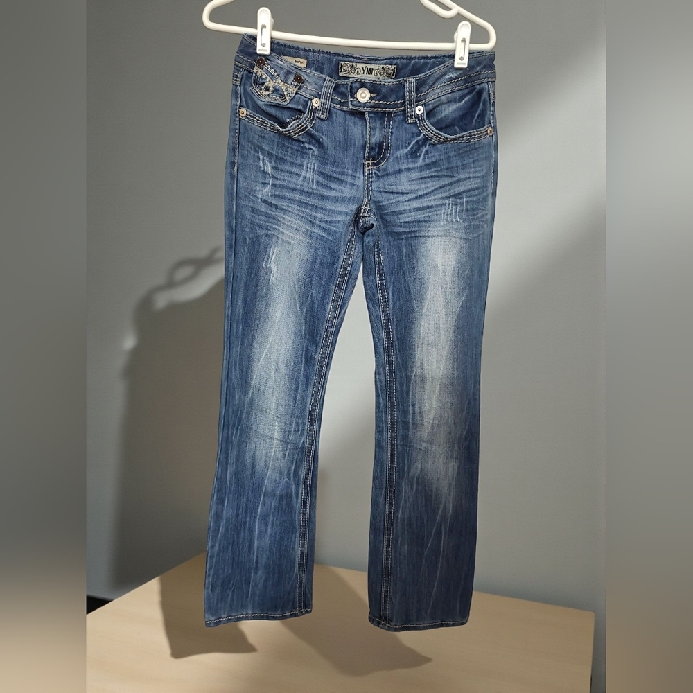 YMI Women's Boot Cut Jeans - Blue
